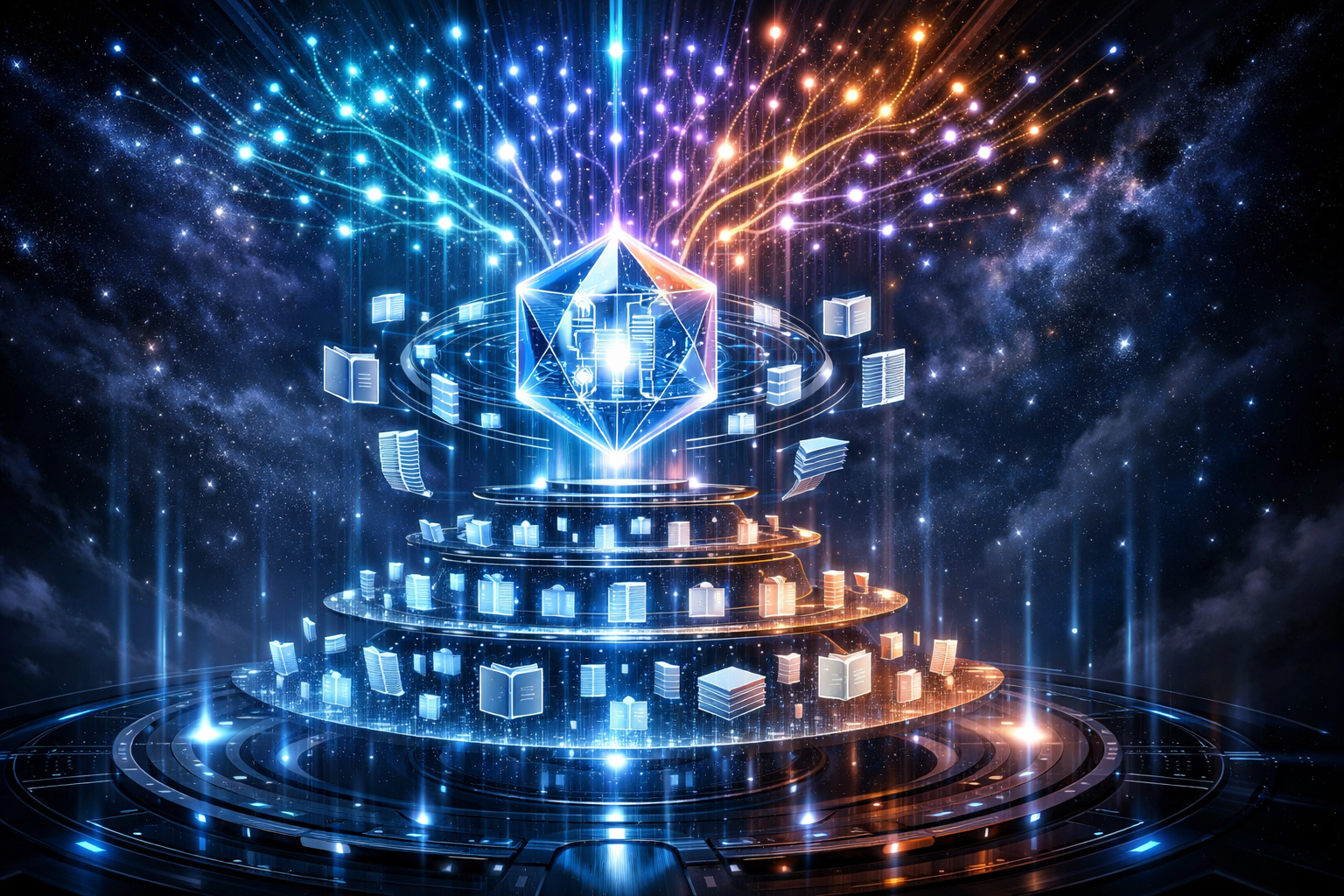 Ключевая иллюстрация: AI для EdTech: Как создавать 100 единиц контента в месяц