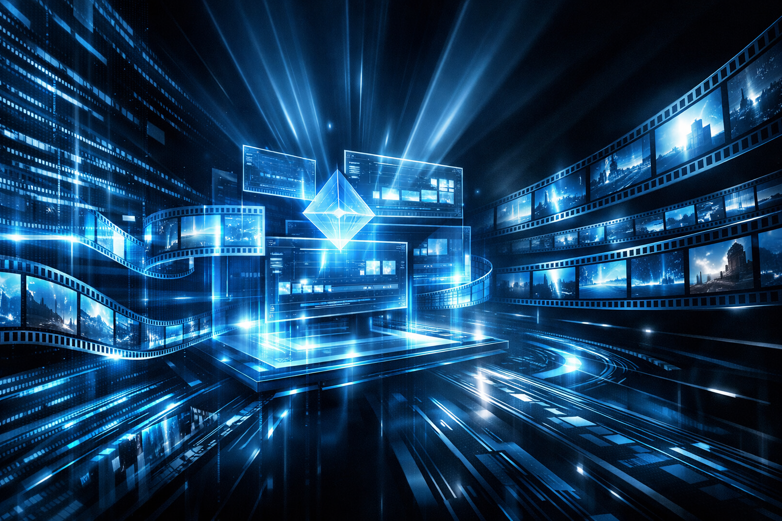 Ключевая иллюстрация: Remotion: Будущее видео — это код, а не Premiere