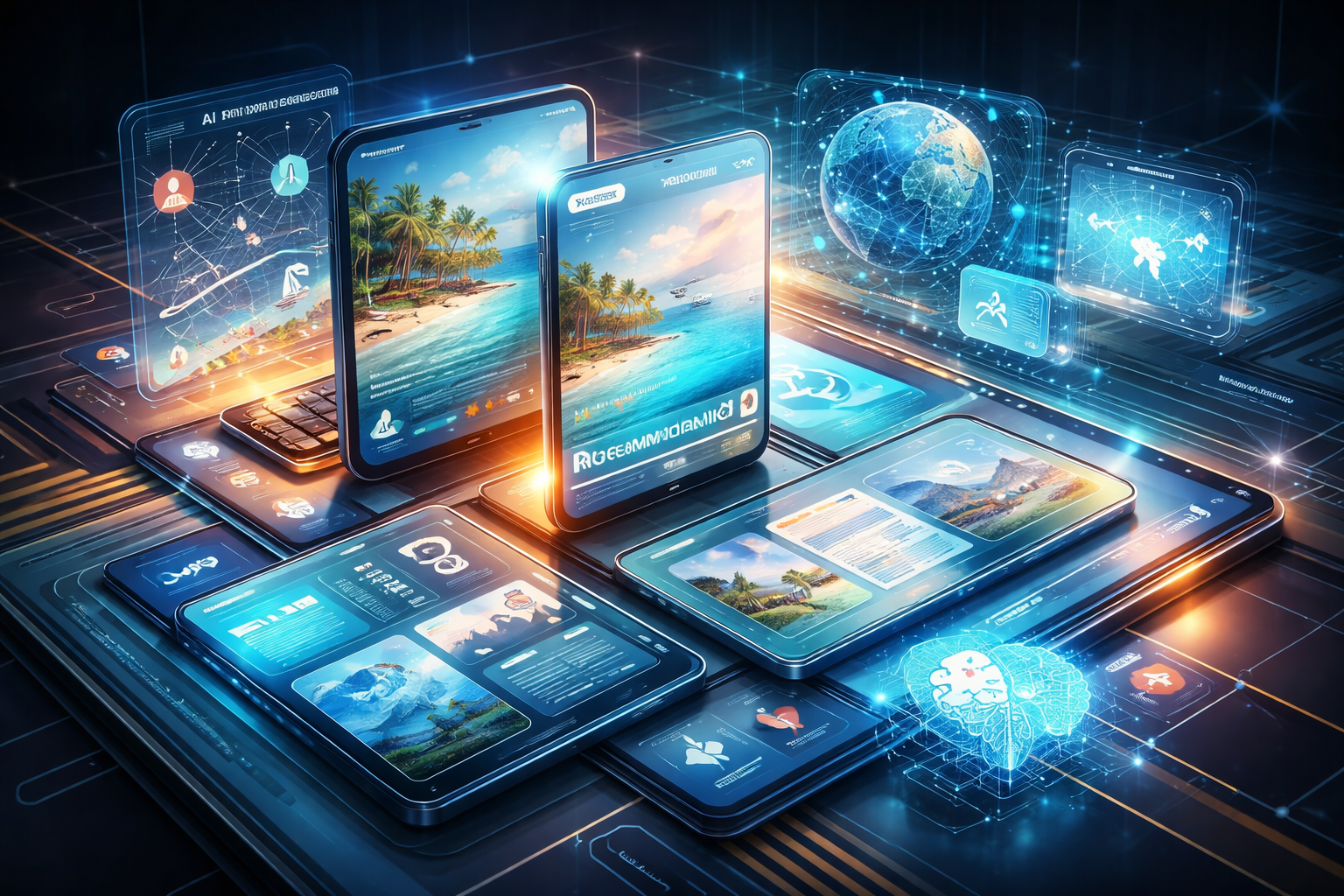 A person using a laptop to interact with AI technology indoors during the day.