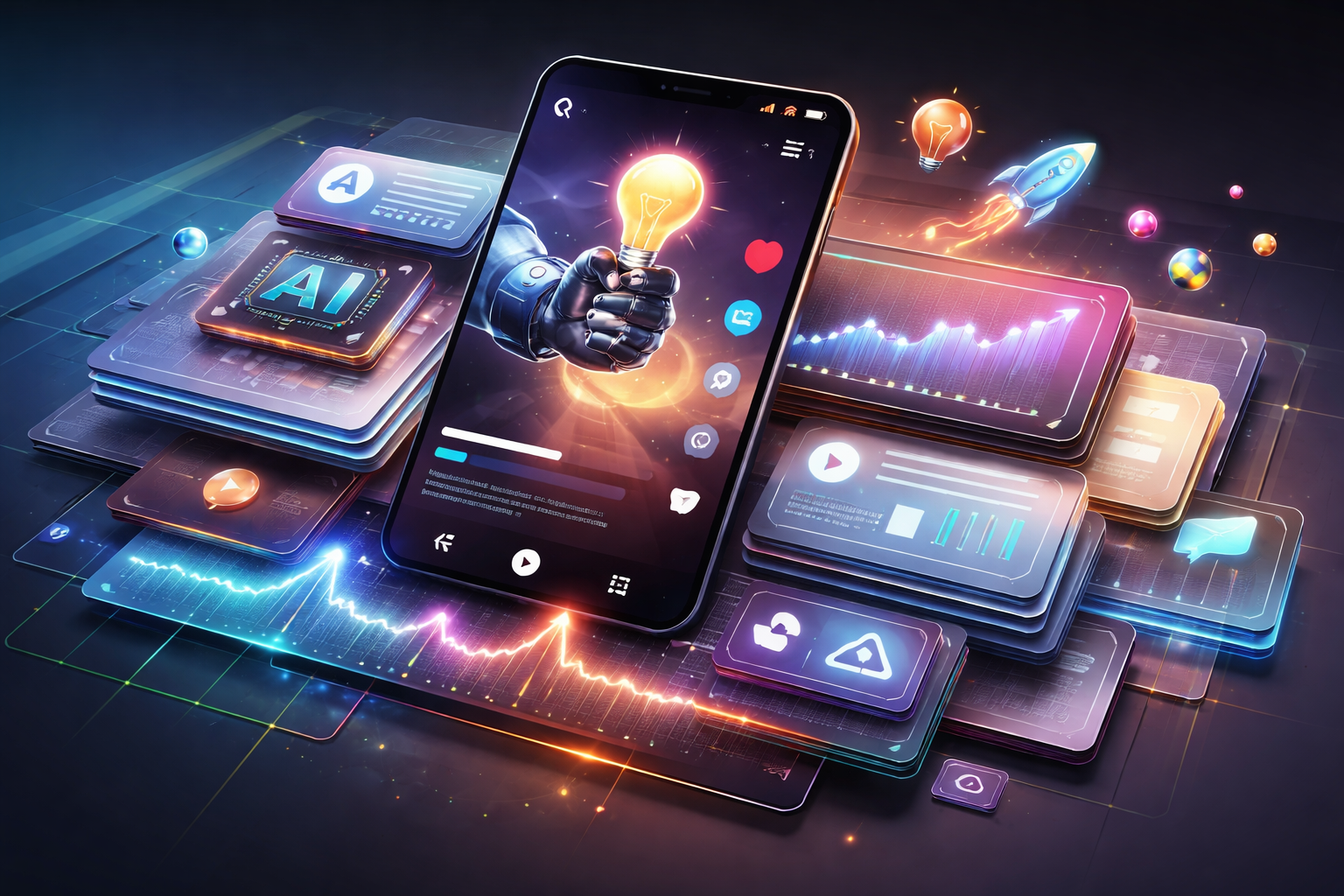 A person using a laptop to interact with AI technology indoors during the day.