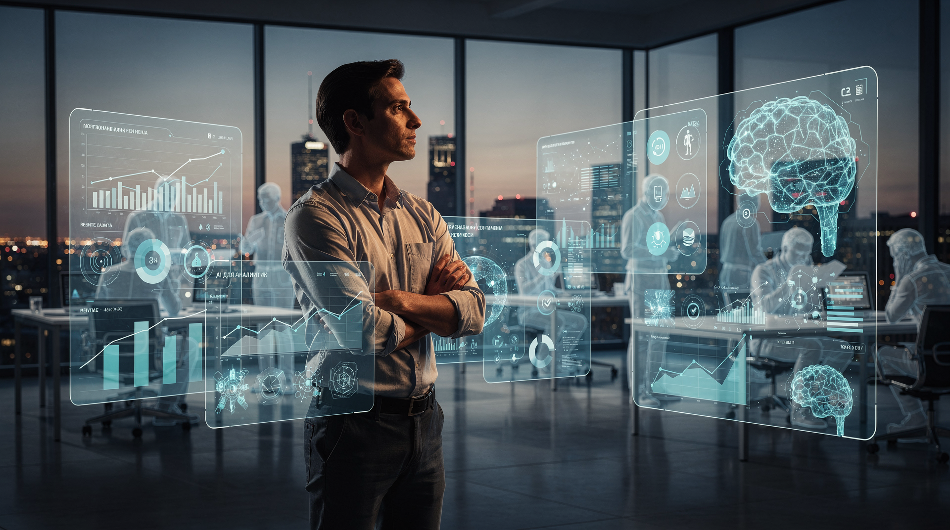 Ключевая иллюстрация: AI для аналитики: как нейросети заменяют команду аналитиков