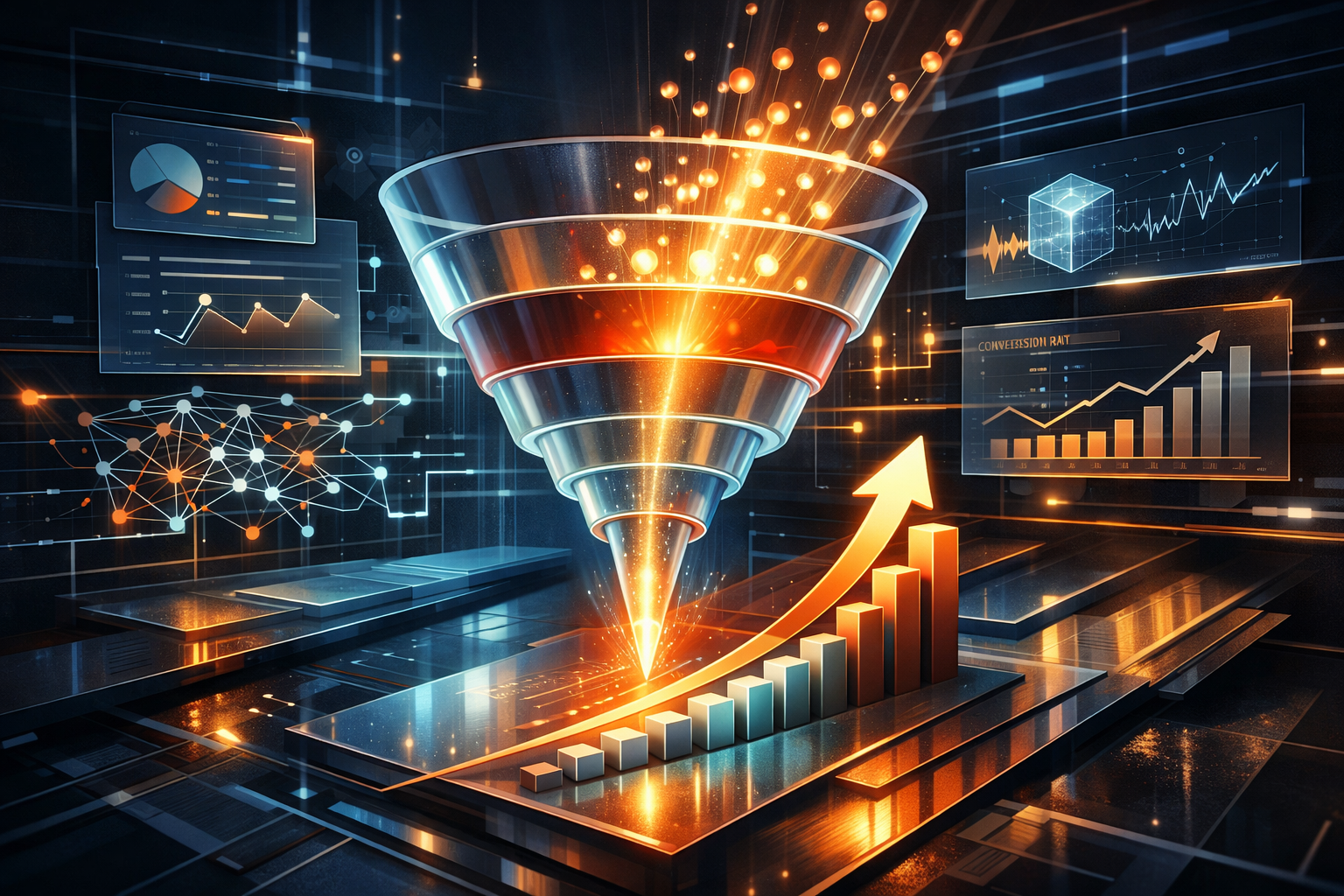 Multimedia setup featuring a laptop and a large monitor in a tech-savvy workspace.