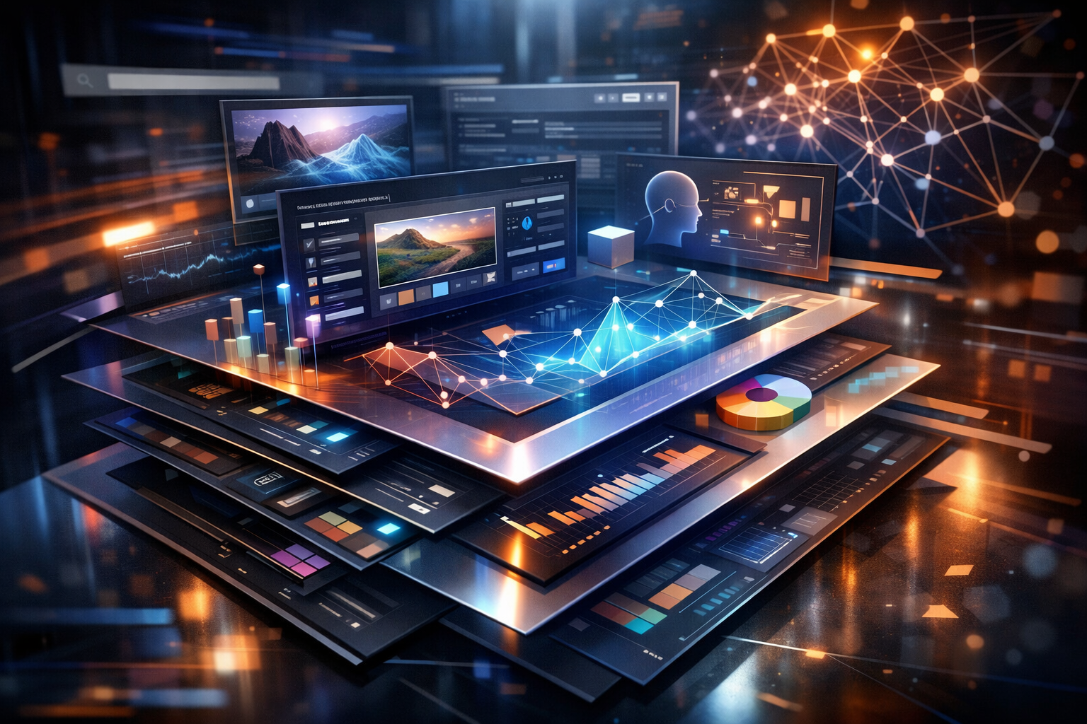 Close-up of a video editing timeline on a computer screen, showcasing modern technology.