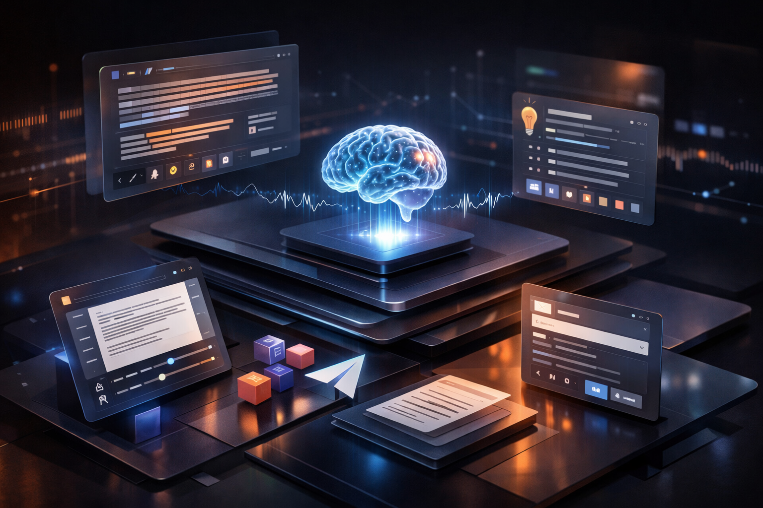 Close-up of a video editing timeline on a computer screen, showcasing modern technology.