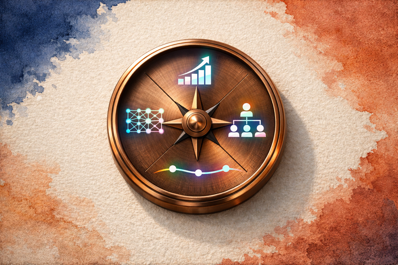 Ключевая иллюстрация: Управление компанией в 2026: стратегия, операционка, команда