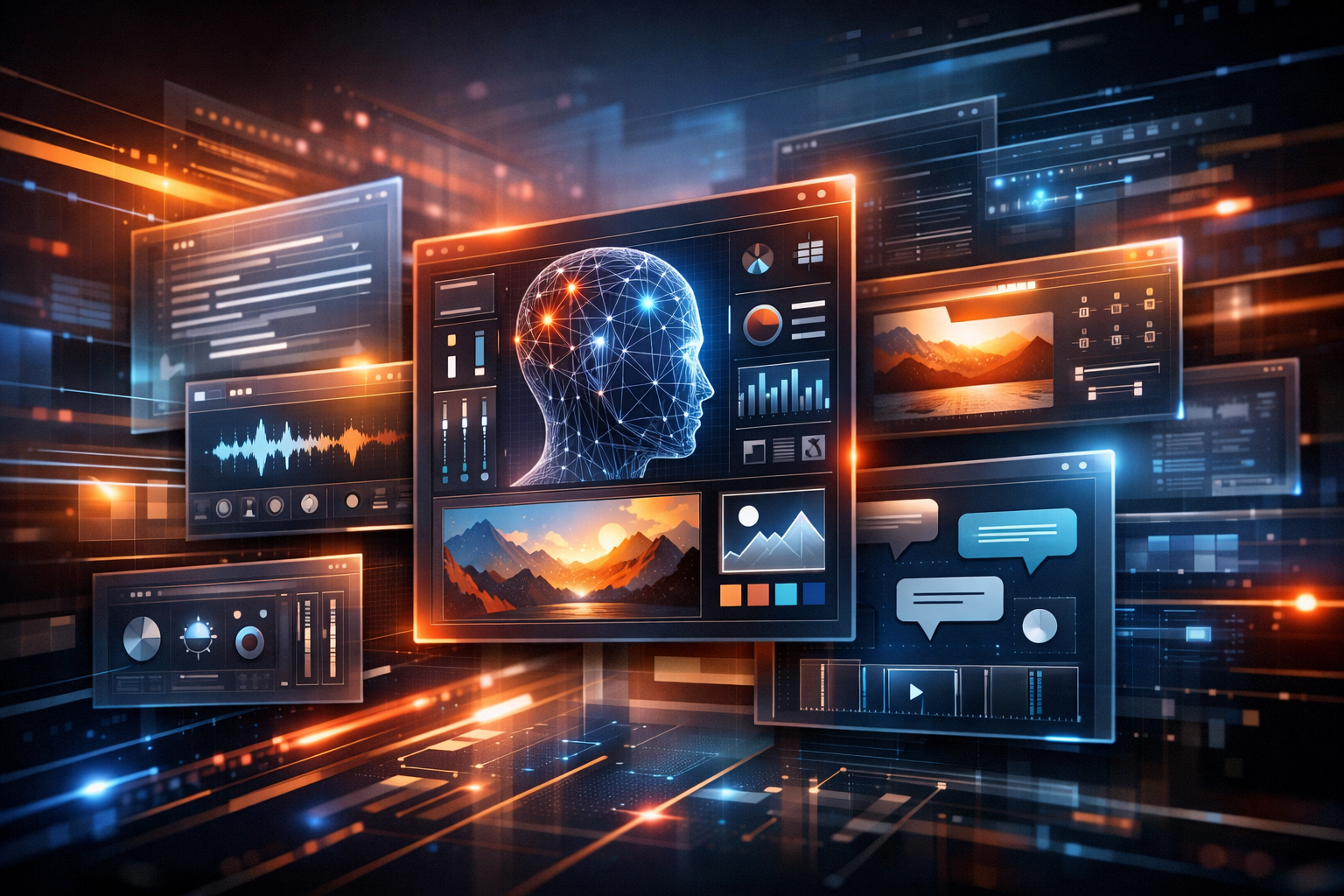 Close-up of a video editing timeline on a computer screen, showcasing modern technology.
