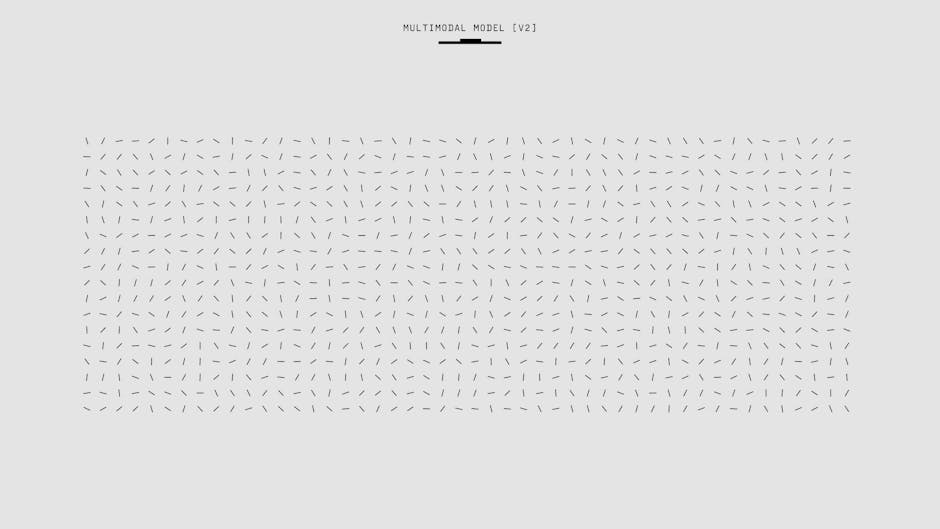 Abstract image representing the concept of a multimodal model version 2.
