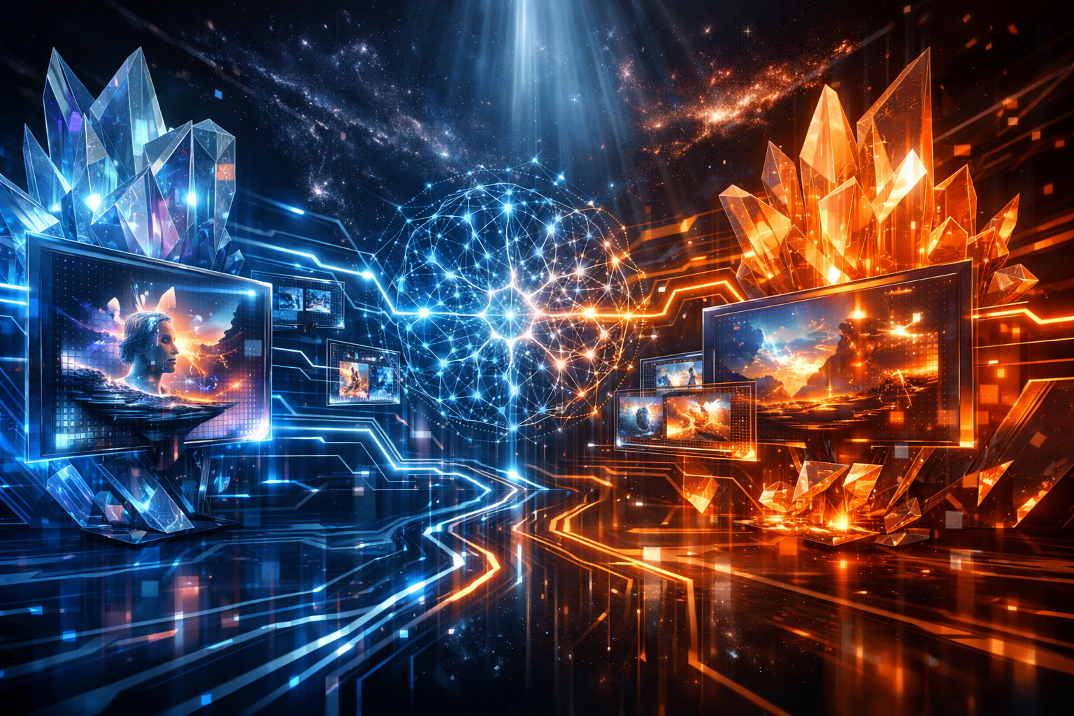 Ключевая иллюстрация: ИИ для картинок: лучшие генераторы изображений в 2026 году