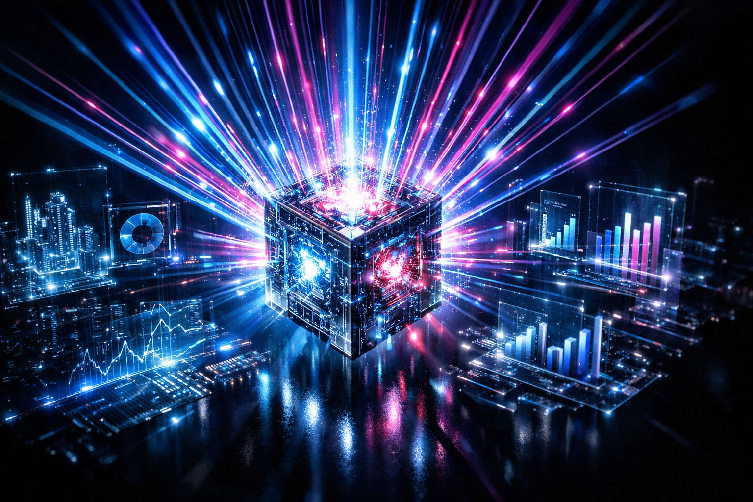 Ключевая иллюстрация: Промты для ИИ: 100 шаблонов для текста, анализа и идей