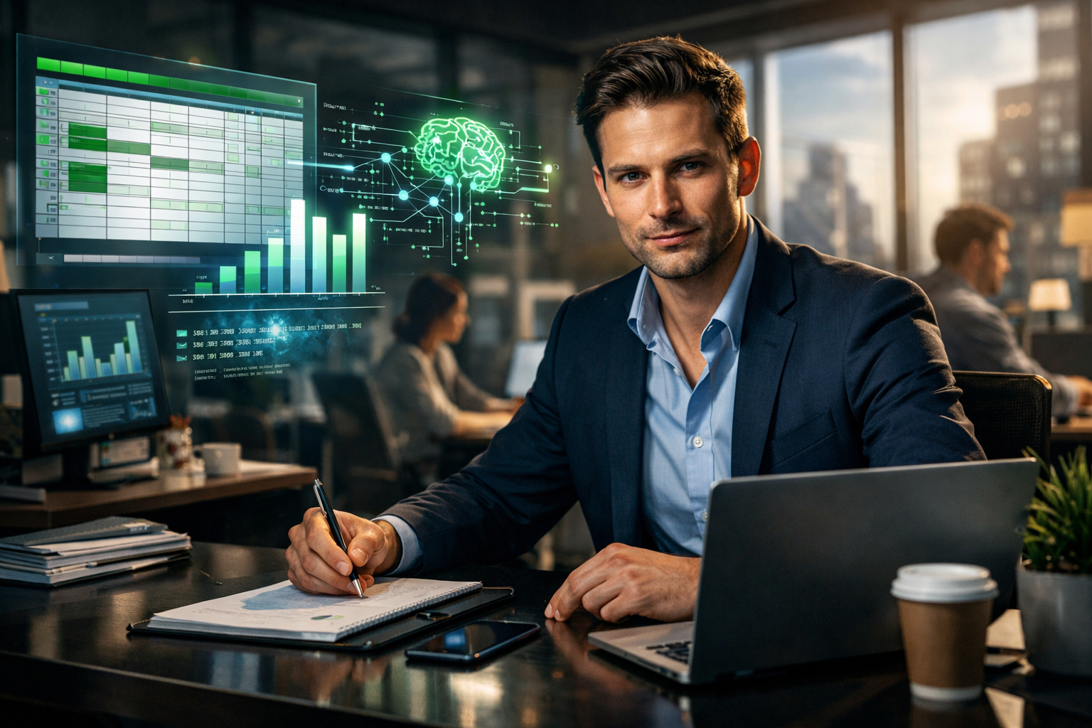 Ключевая иллюстрация: AI + Google Sheets: 15 автоматизаций для вашего бизнеса