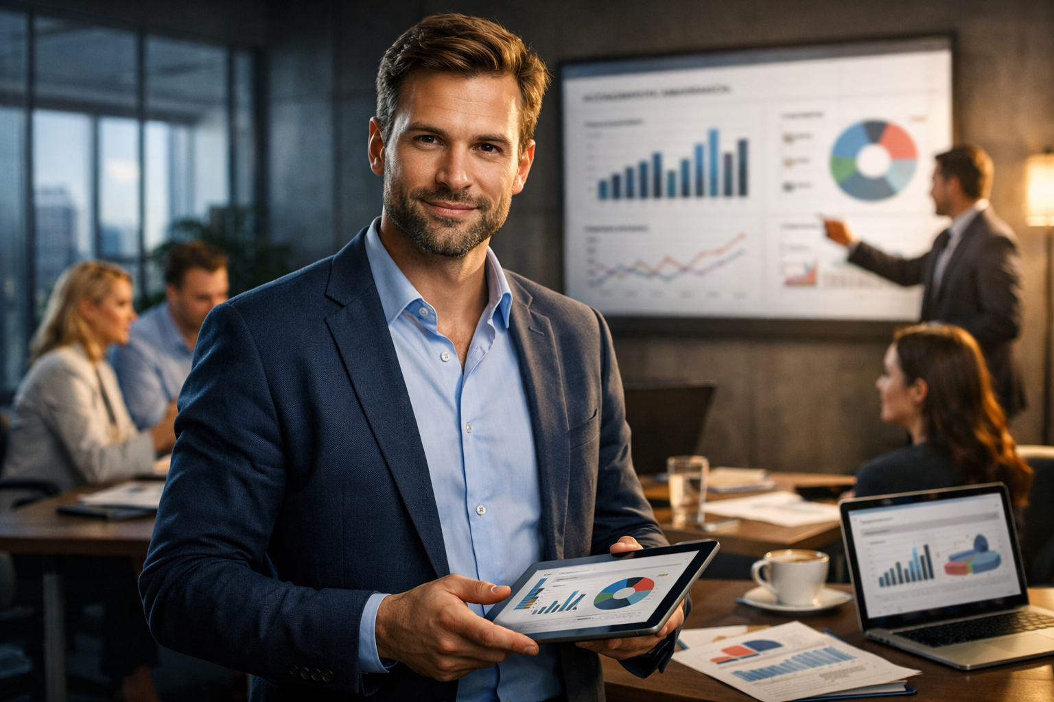 Ключевая иллюстрация: Автоматическая генерация отчётов: от данных до презентации за 5 минут