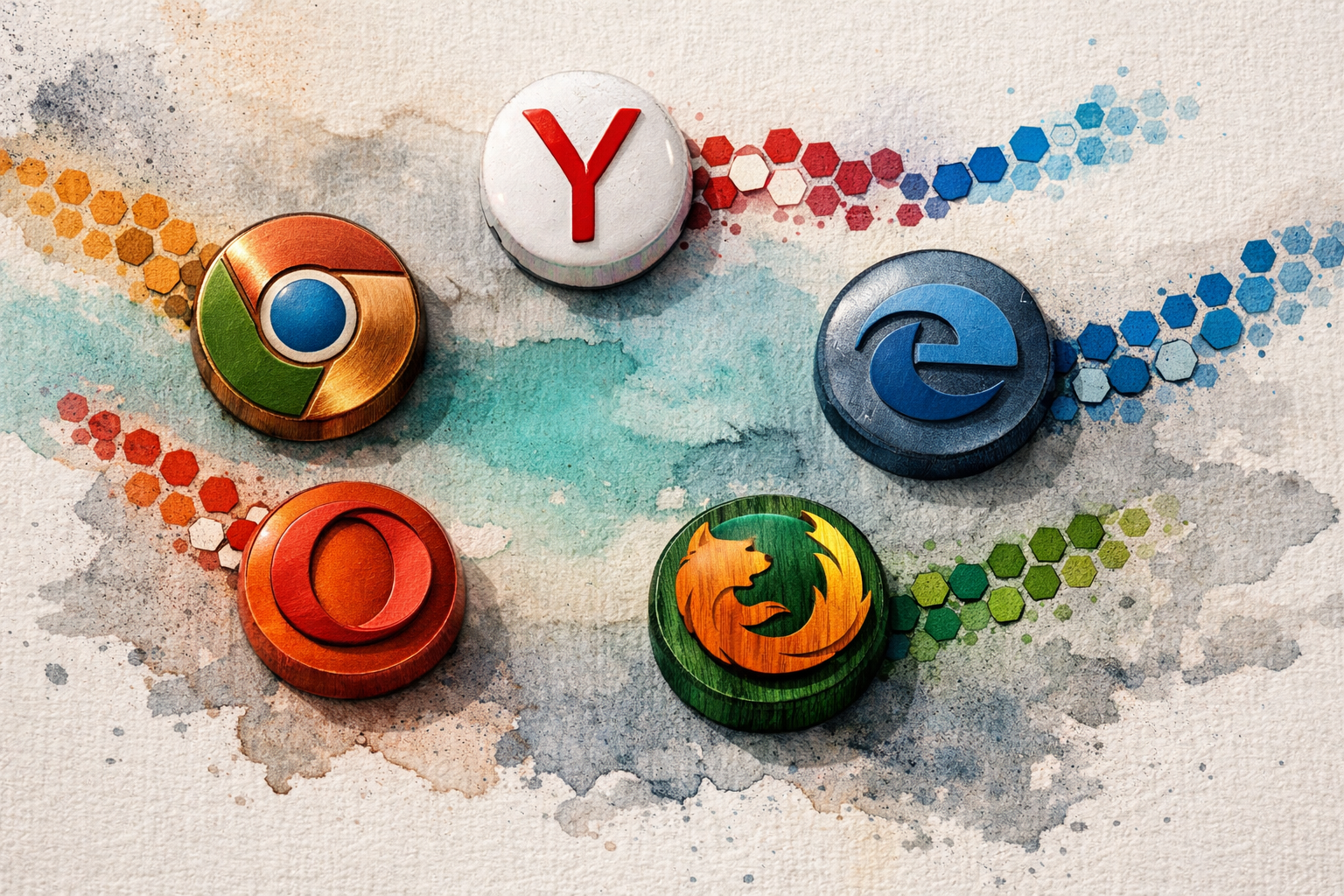 Ключевая иллюстрация: Какой браузер лучше в 2026: Chrome, Яндекс, Edge, Opera или Firefox — сравнение