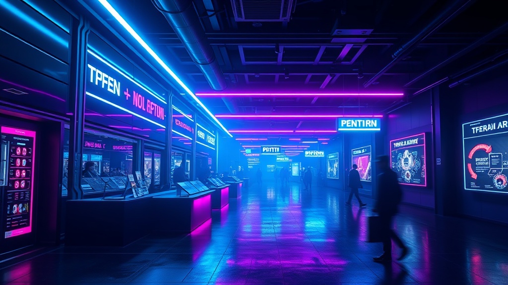 Ключевая иллюстрация: Сценарий point-of-no-return для отраслей: retail, education, services