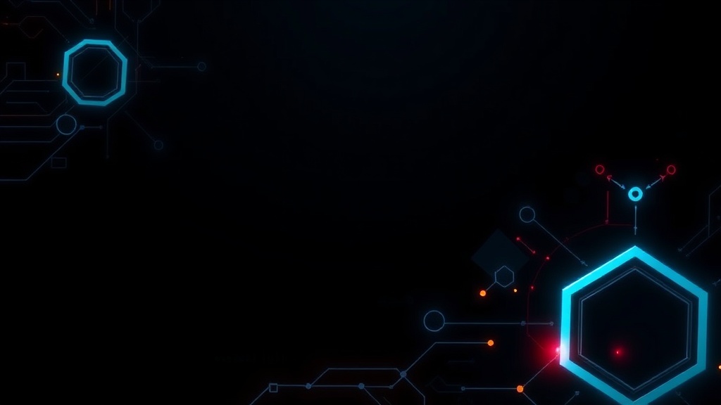 Контекст и бизнес-задачи: что решает каждая модель, minimalist dark background, tech aesthetic, glowing elements, professional, no text, 16:9.