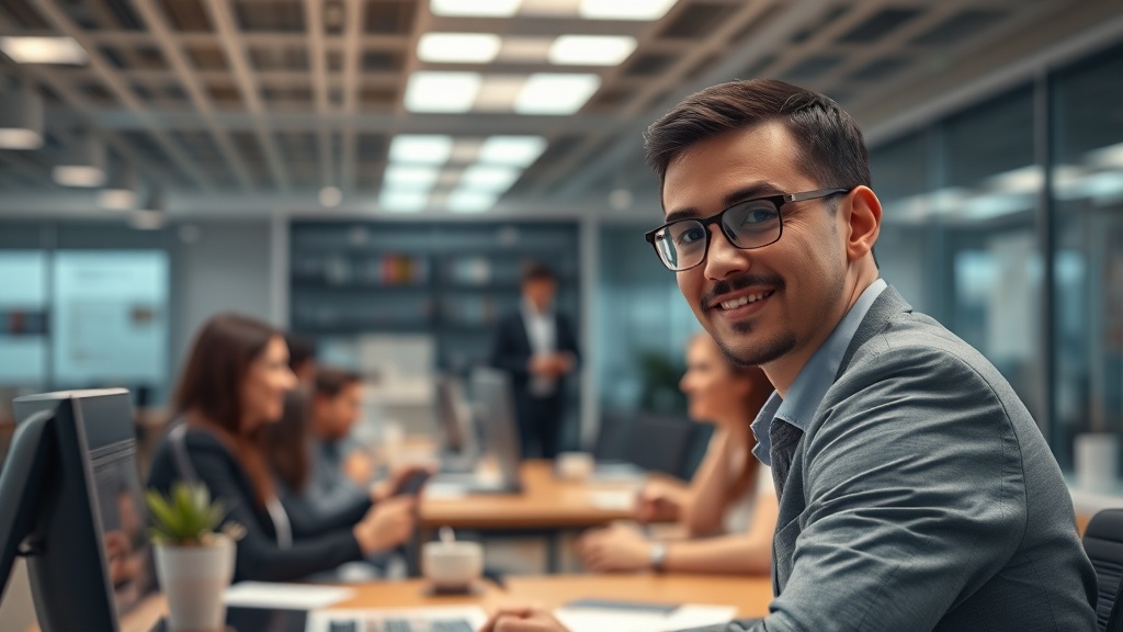 Editorial section illustration for "Фреймворк интеграции: от скрипта к воронке за 4 шага" in context of "ТОП-10 инструментов для AI-видео в контент-воронке". Subject-focused composition, realistic business environment, crisp details, natural contrast, no text, no watermark, no logo, no empty background, 16:9.