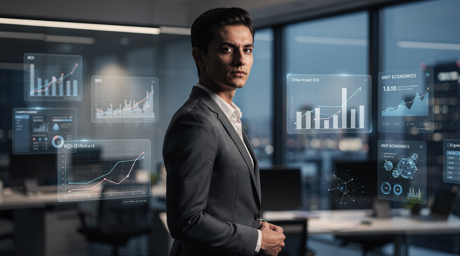 Ключевая иллюстрация: ТОП-10 AI-калькуляторов ROI и unit economics