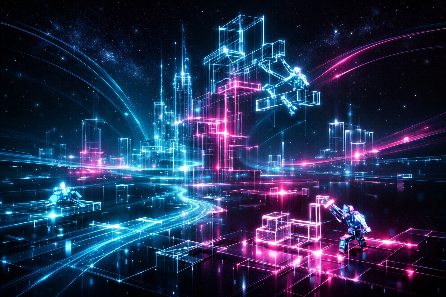 Ключевая иллюстрация: Ajen: ИИ-сотрудники строят ваш стартап. Новый тренд от Show HN