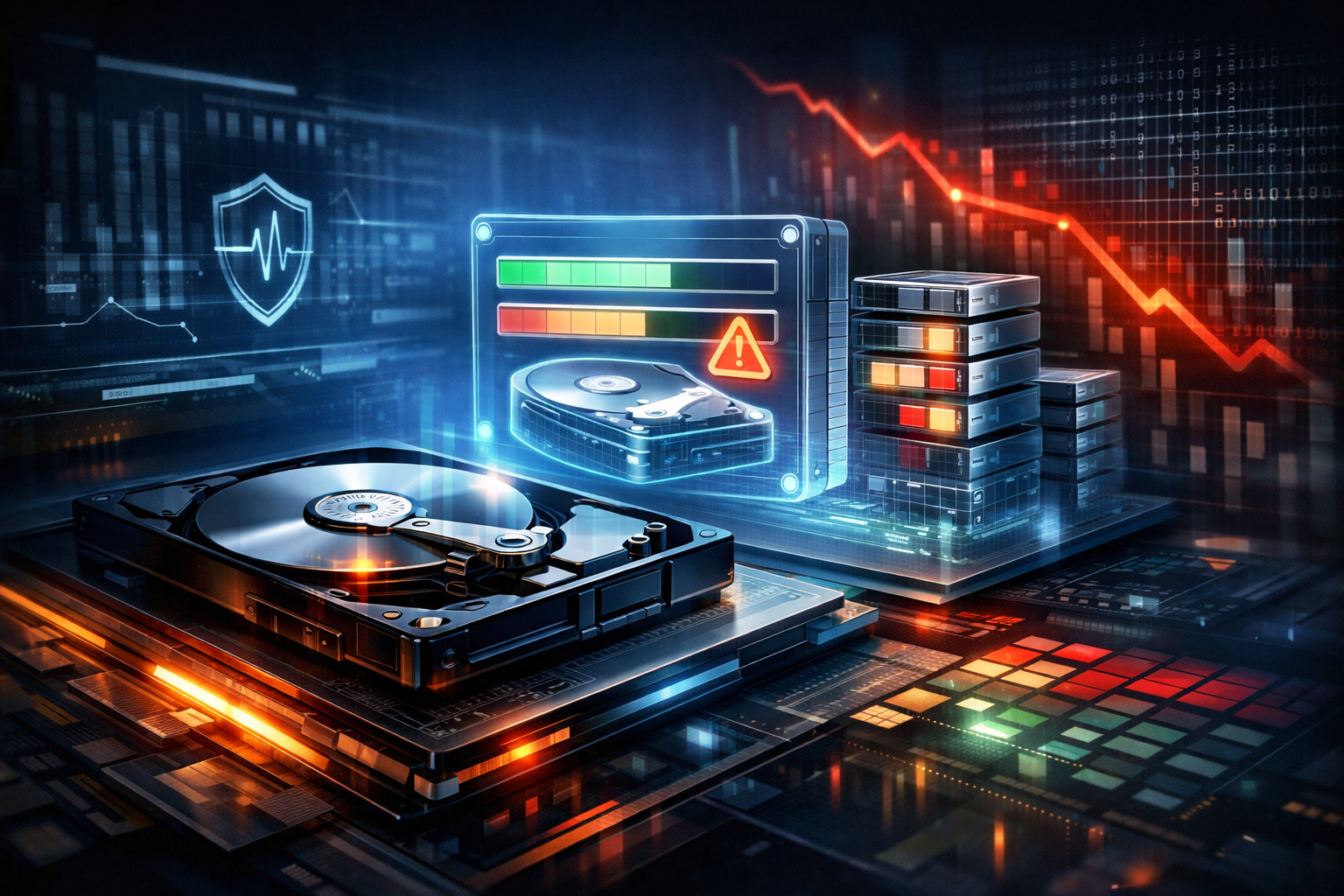 Multimedia setup featuring a laptop and a large monitor in a tech-savvy workspace.